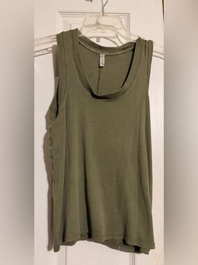 Free People Intimately green tank  size L pre-owned